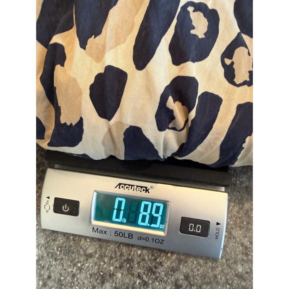 Diane von Furstenberg Leopard Print Silk Blend Dolman Sleeve Blouse Top Size 0 - Picture 5 of 7